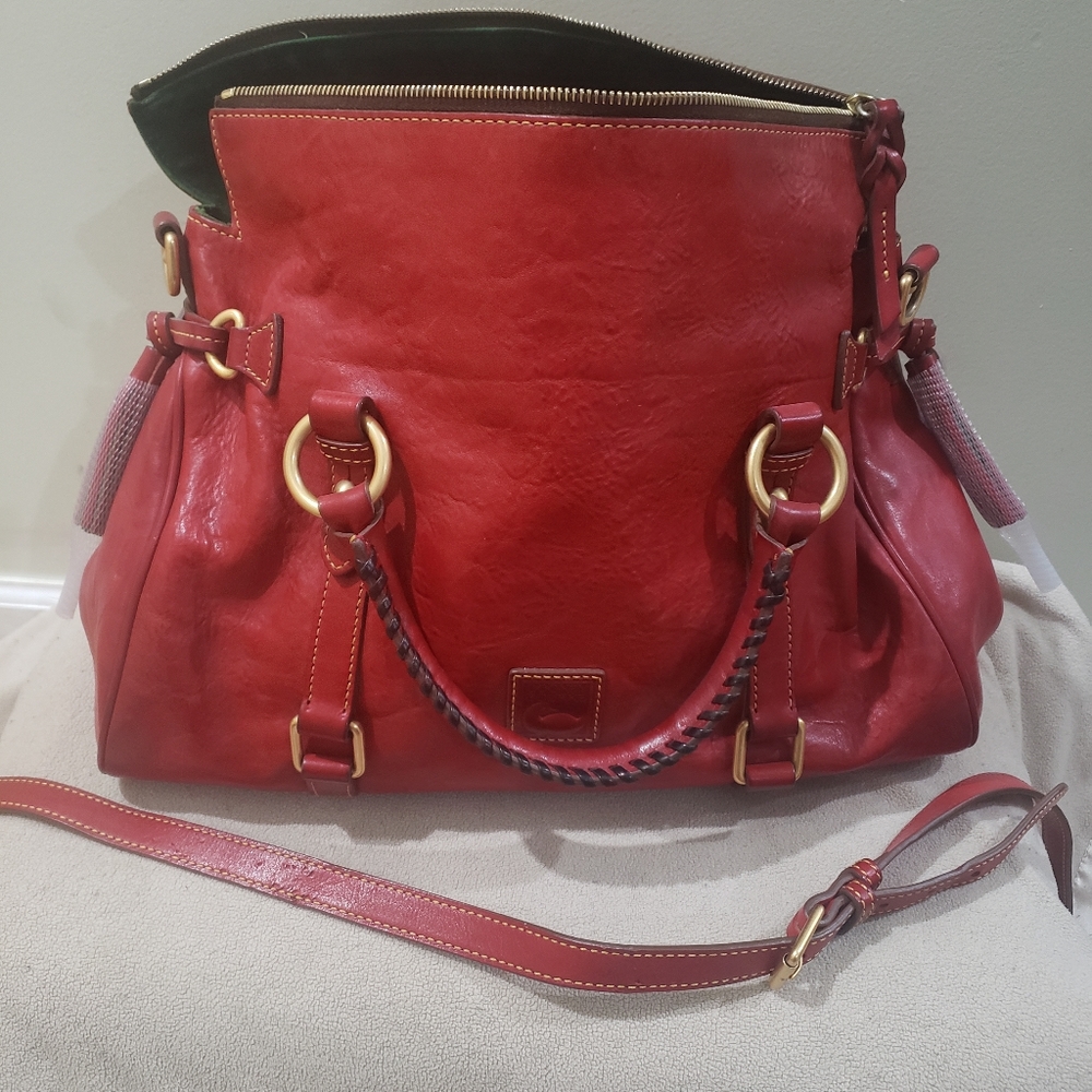 Dooney and Bourke Red Florentino Bag